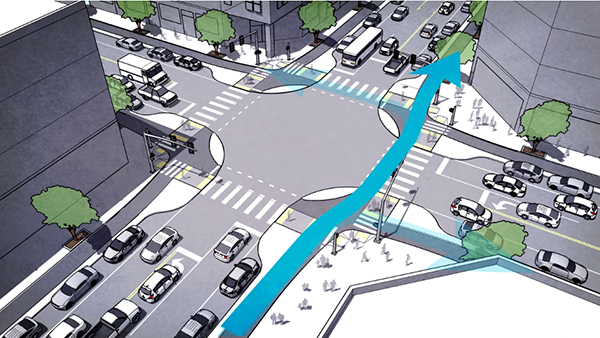 protected-intersection