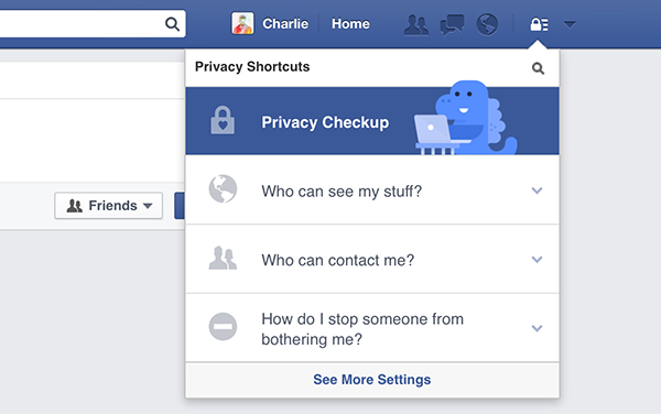 PrivacyCheckupPrivacyShortcuts