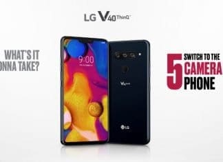 LG го претстави V40 ThinQ смартфонот со 5 камери