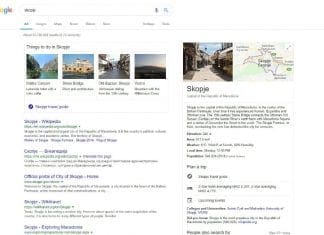 Google Search со нов дизајн на лентата на страната со резултати