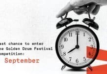 26-то издание на фестивалот Golden Drum оваа година под слоганот „Креативност за промени“