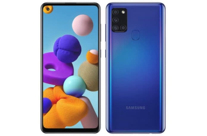 GalaxyA21s_Front-back