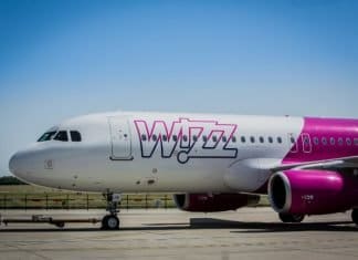 Wizz Air ги прекинува сите летови од и до Украина