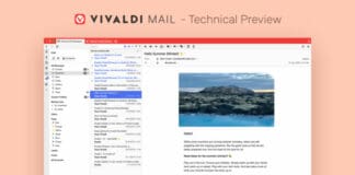 Vivaldi ја доби очекуваната поддршка за Mail достапна во тест верзиите од прелистувачот