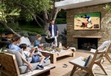 Samsung The Terrace телевизорите верификувани за гледање на отворено
