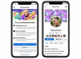 Со Professional mode обичните профили на Facebook добиваат функции достапни за страните