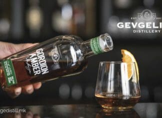 Крафт ракијата Гордион Амбер достапна на македонскиот пазар