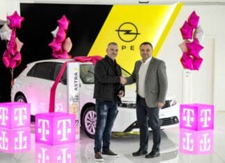 Доделена главната награда – Опел Астра од наградната игра на Телеком: „Телеком наградува“