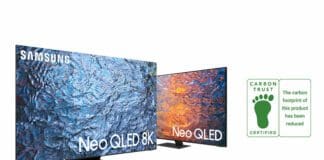 Телевизорот Samsung Neo QLED 2023 се здоби со сертификат за „Намалување на CO2“ од институтот Carbon Trust
