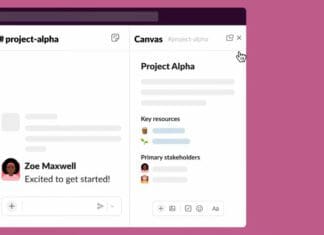 Slack Canvas е нов начин на организирање на работата во овој познат сервис