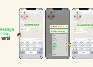 WhatsApp ја доби можноста за измена на испратените пораки