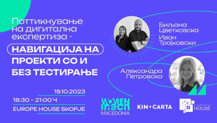 Navigacija na proekti so i bez testiranje