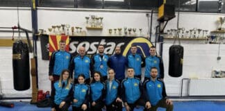 Стефан Стојановиќ пречекан со сите почести во карате клубот „Макпетрол“