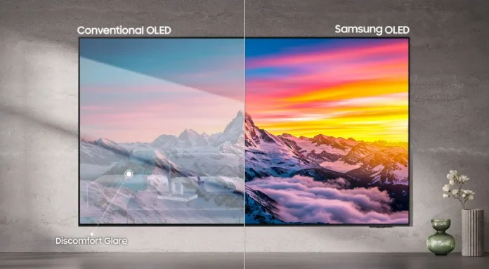 Samsung OLED TV Glare Free