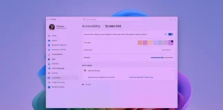 Microsoft тестира можност за затемнување на екранот со избор на боја во Windows 11