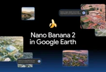 Google го интегрира нивниот јазичен модел за генерирање слики Nano Banana 2 во Google Earth