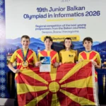 Македонските млади информатичари ја заокружија успешната година за Македонија со бронзен медал и олимписка пофалба на олимпијадата во Сараево