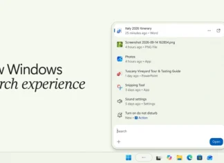 Microsoft почна да тестира нова верзија од Windows Search функцијата во Windows 11, која е побрза и извршува команди